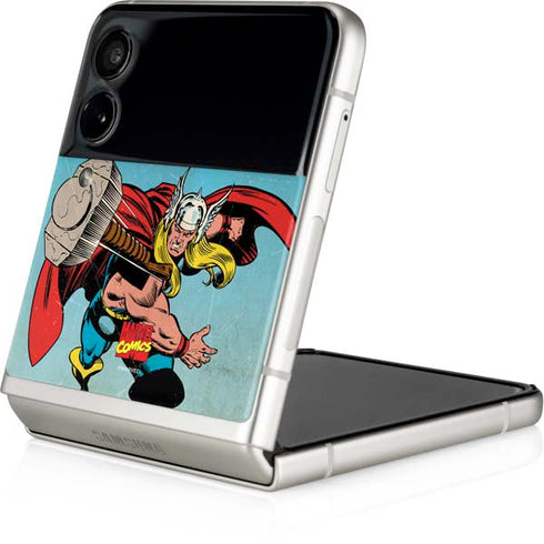 Marvel Classic Comics The Mighty Thor Galaxy Z Flip3 5G Skin