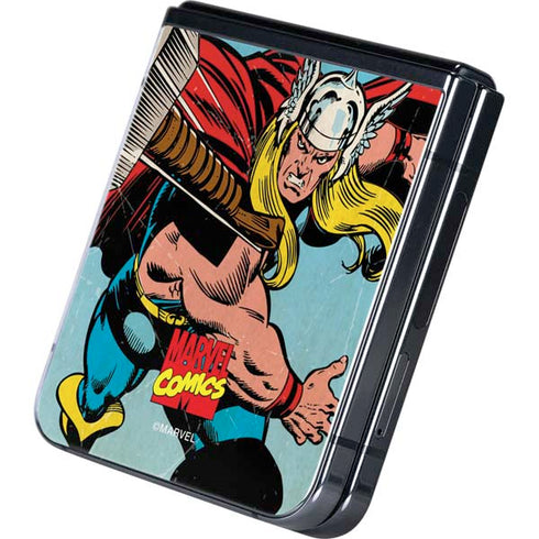 Marvel Classic Comics The Mighty Thor Galaxy Z Flip5 5G Skin