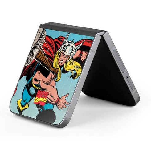 Marvel Classic Comics The Mighty Thor Galaxy Z Flip6 Skin