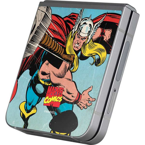 Marvel Classic Comics The Mighty Thor Galaxy Z Flip6 Skin