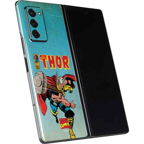 Marvel Classic Comics The Mighty Thor Galaxy Z Fold2 5G Skin