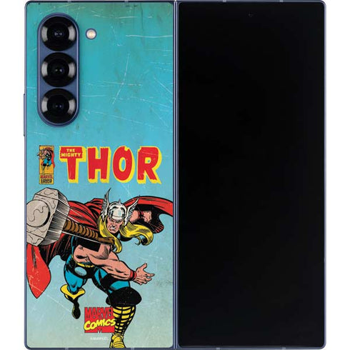 Marvel Classic Comics The Mighty Thor Galaxy Z Fold6 Skin