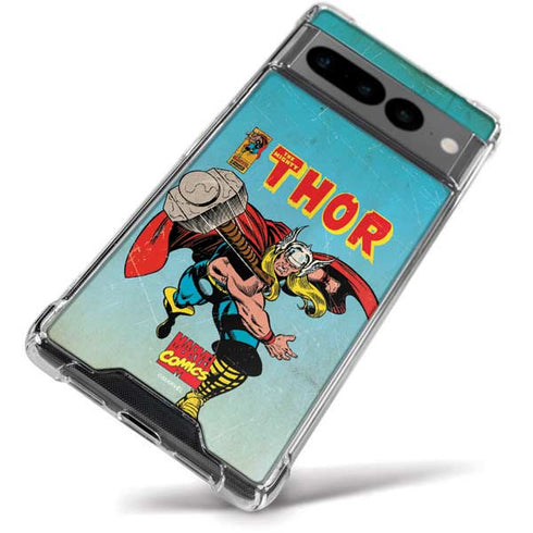 Marvel Classic Comics The Mighty Thor Google Pixel 7 Pro Clear Case
