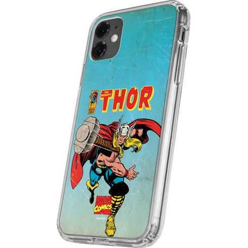 Marvel Classic Comics The Mighty Thor iPhone 11 Clear Case