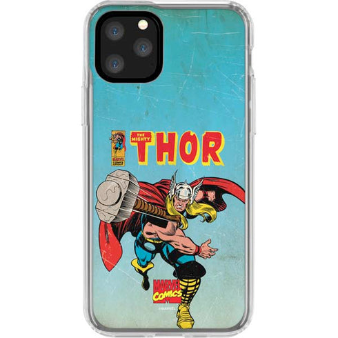 Marvel Classic Comics The Mighty Thor iPhone 11 Pro Clear Case