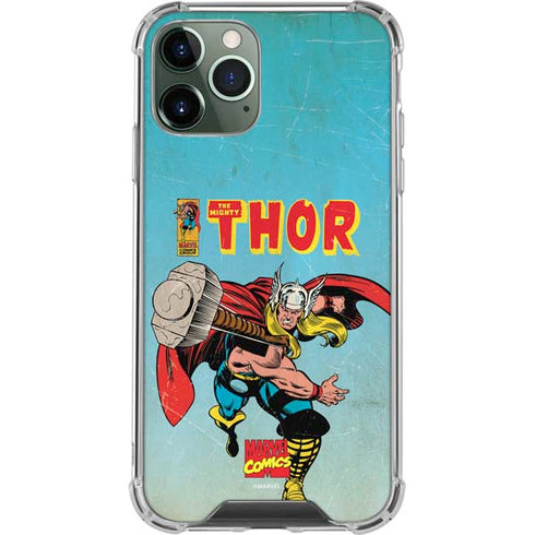 Marvel Classic Comics The Mighty Thor iPhone 11 Pro Max Clear Case