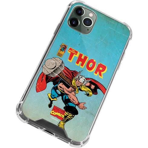 Marvel Classic Comics The Mighty Thor iPhone 11 Pro Max Clear Case
