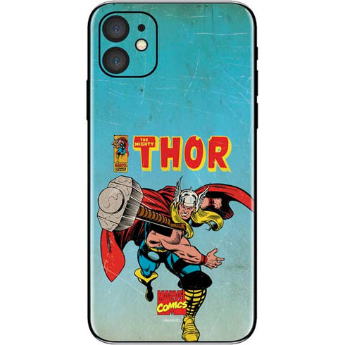 Marvel Classic Comics The Mighty Thor iPhone 11 Skin