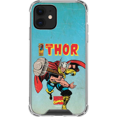Marvel Classic Comics The Mighty Thor iPhone 12 Clear Case