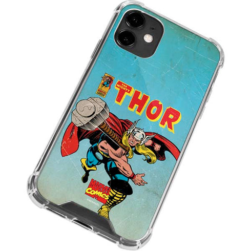 Marvel Classic Comics The Mighty Thor iPhone 12 Clear Case