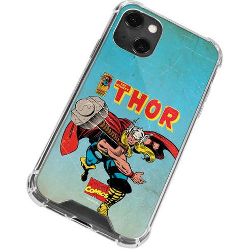 Marvel Classic Comics The Mighty Thor iPhone 13 Mini Clear Case