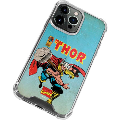 Marvel Classic Comics The Mighty Thor iPhone 13 Pro Clear Case