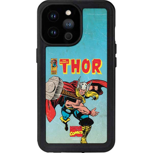 Marvel Classic Comics The Mighty Thor iPhone 14 Pro Max Waterproof Case