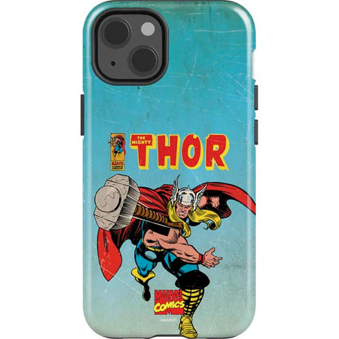 Marvel Classic Comics The Mighty Thor iPhone 15 Plus Impact Case