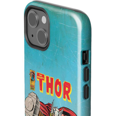 Marvel Classic Comics The Mighty Thor iPhone 15 Plus Impact Case