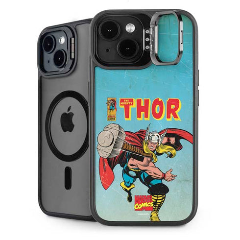 Marvel Classic Comics The Mighty Thor iPhone 15 Plus Kickstand Case