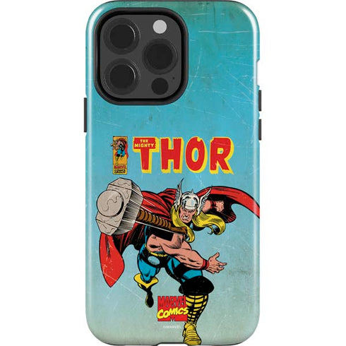 Marvel Classic Comics The Mighty Thor iPhone 15 Pro Impact Case