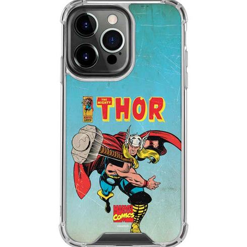 Marvel Classic Comics The Mighty Thor iPhone 16 Pro Max Clear Case