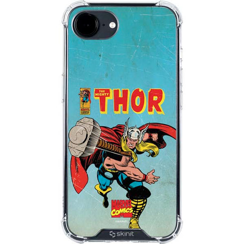 Marvel Classic Comics The Mighty Thor iPhone 16e Clear Case