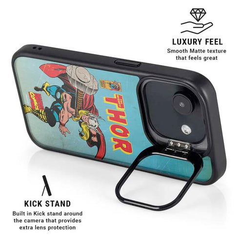 Marvel Classic Comics The Mighty Thor iPhone 16e Kickstand Case