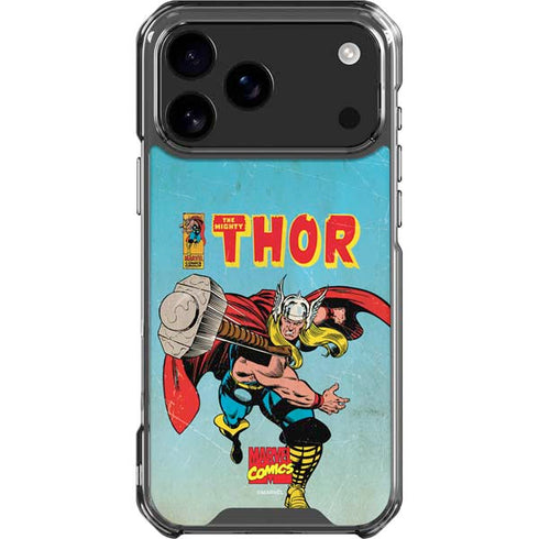Marvel Classic Comics The Mighty Thor iPhone 18 Pro Max Clear Case