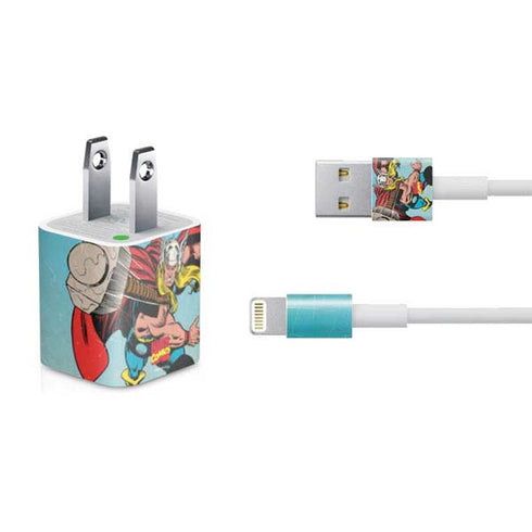 Marvel Classic Comics The Mighty Thor iPhone Charger (5W USB) Skin