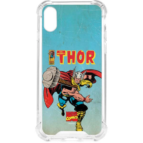 Marvel Classic Comics The Mighty Thor iPhone XS Clear Case