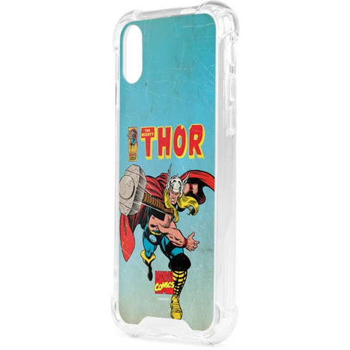 Marvel Classic Comics The Mighty Thor iPhone XS Clear Case