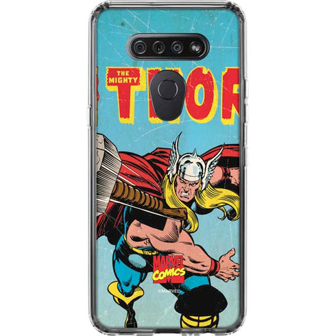 Marvel Classic Comics The Mighty Thor LG K51/Q51 Clear Case