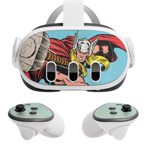 Marvel Classic Comics The Mighty Thor Meta Quest 3 Skin