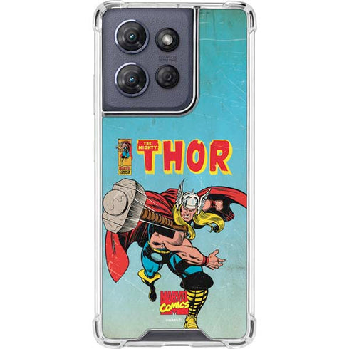 Marvel Classic Comics The Mighty Thor Moto G 5G (2025) Clear Case