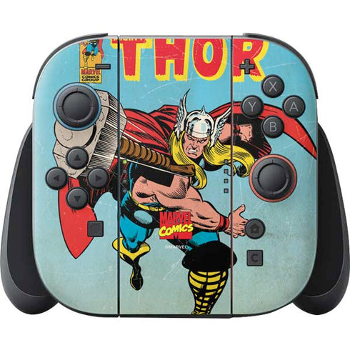 Marvel Classic Comics The Mighty Thor Nintendo Switch 2 (2025) Joy-Con Controller Skin