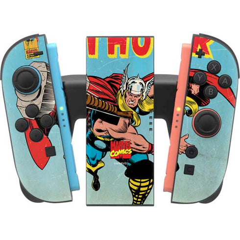 Marvel Classic Comics The Mighty Thor Nintendo Switch 2 (2025) Joy-Con Controller Skin