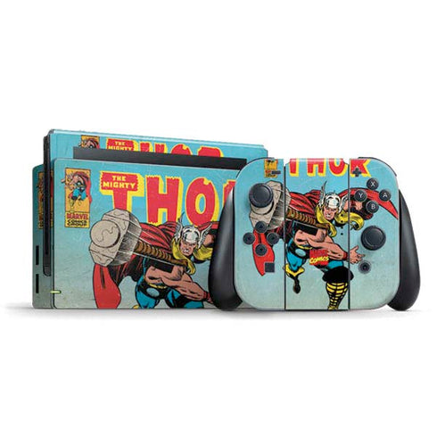 Marvel Classic Comics The Mighty Thor Nintendo Switch Bundle Skin