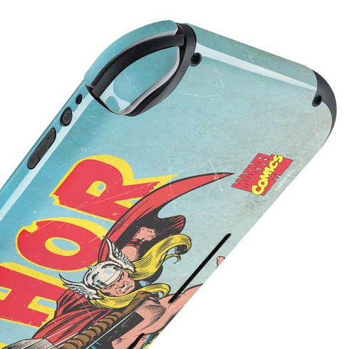Marvel Classic Comics The Mighty Thor Nintendo Switch Lite Skin
