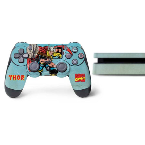 Marvel Classic Comics The Mighty Thor PS4 Slim Bundle Skin