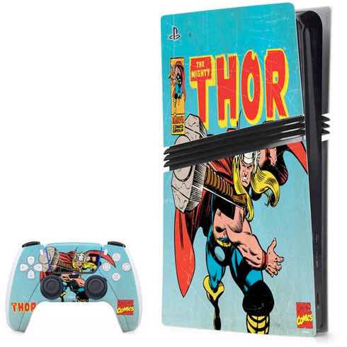 Marvel Classic Comics The Mighty Thor PlayStation PS5 Skins
