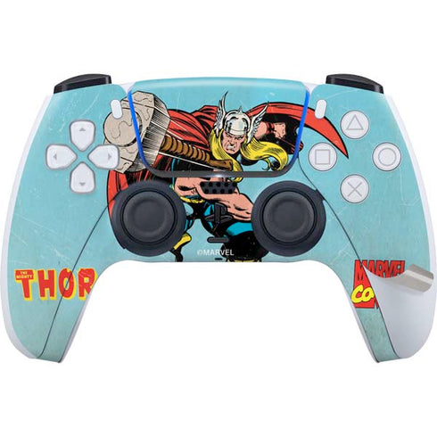 Marvel Classic Comics The Mighty Thor PS5 Pro Disk Bundle Skin