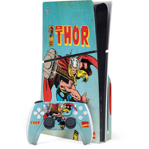 Marvel Classic Comics The Mighty Thor PlayStation PS5 Skins