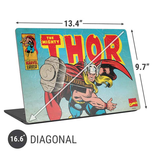 Marvel Classic Comics The Mighty Thor Universal Laptop 16.6in (13.4 x 9.7in) Skin