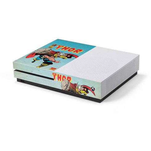 Marvel Classic Comics The Mighty Thor Xbox One S Console Skin