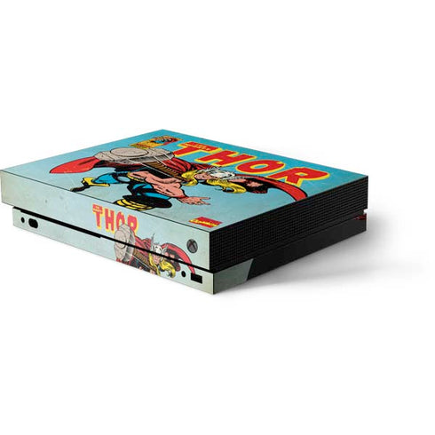Marvel Classic Comics The Mighty Thor Xbox One X Console Skin