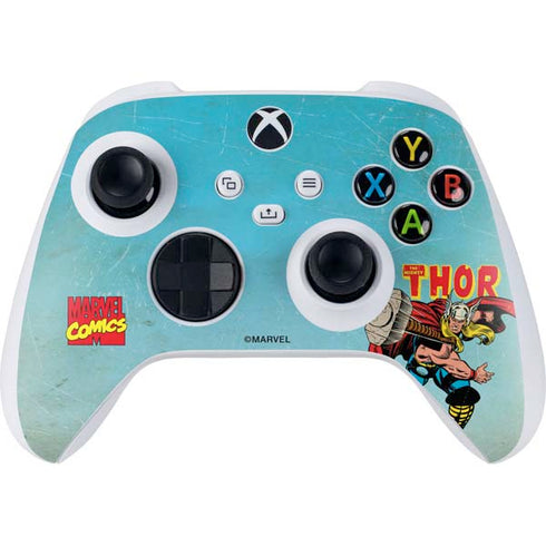 Marvel Classic Comics The Mighty Thor Xbox Series S Controller Skin