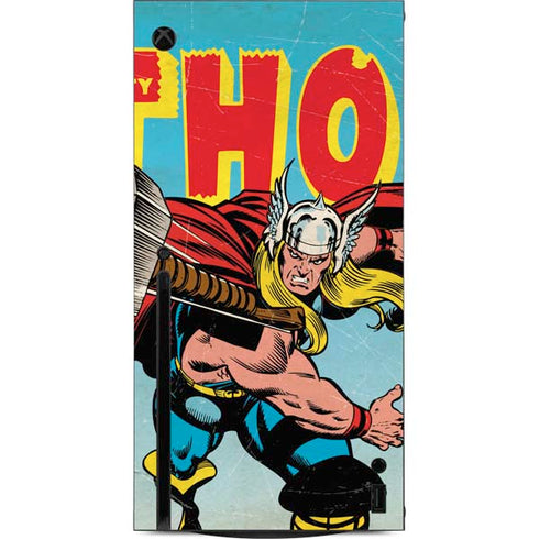 Marvel Classic Comics The Mighty Thor Xbox Series X Console Skin