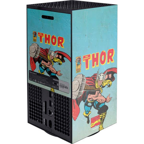 Marvel Classic Comics The Mighty Thor XBox Series X Digital Edition Console Skin