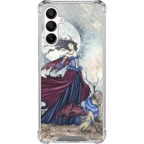 The Moon is Calling Fairy and Dragon by Amy Brown Galaxy A16 5G Clear Case