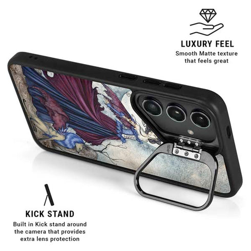 The Moon is Calling Fairy and Dragon by Amy Brown Galaxy S24 Kickstand Case