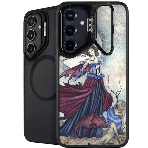 The Moon is Calling Fairy and Dragon by Amy Brown Galaxy S25 Plus Kickstand Case