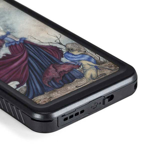 The Moon is Calling Fairy and Dragon by Amy Brown Galaxy S24 Plus Waterproof Case