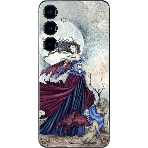 The Moon is Calling Fairy and Dragon by Amy Brown Galaxy S24 Skin